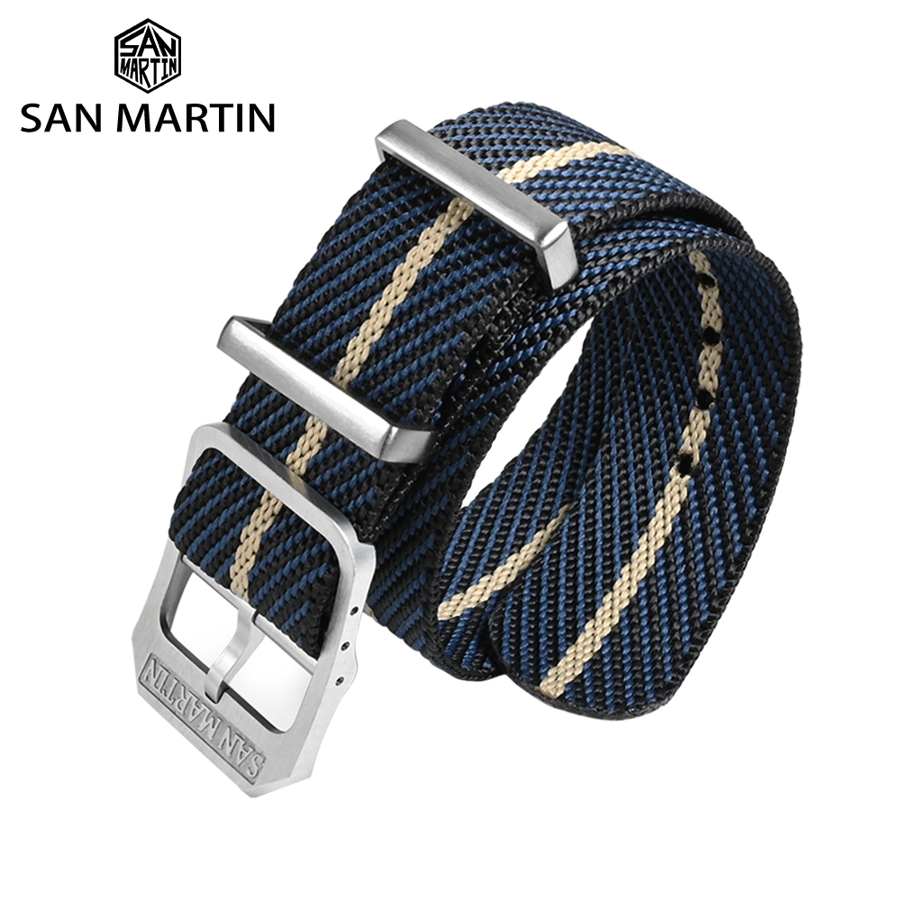 Nato Strap Nylon - San Martin High Quality 20mm Universal