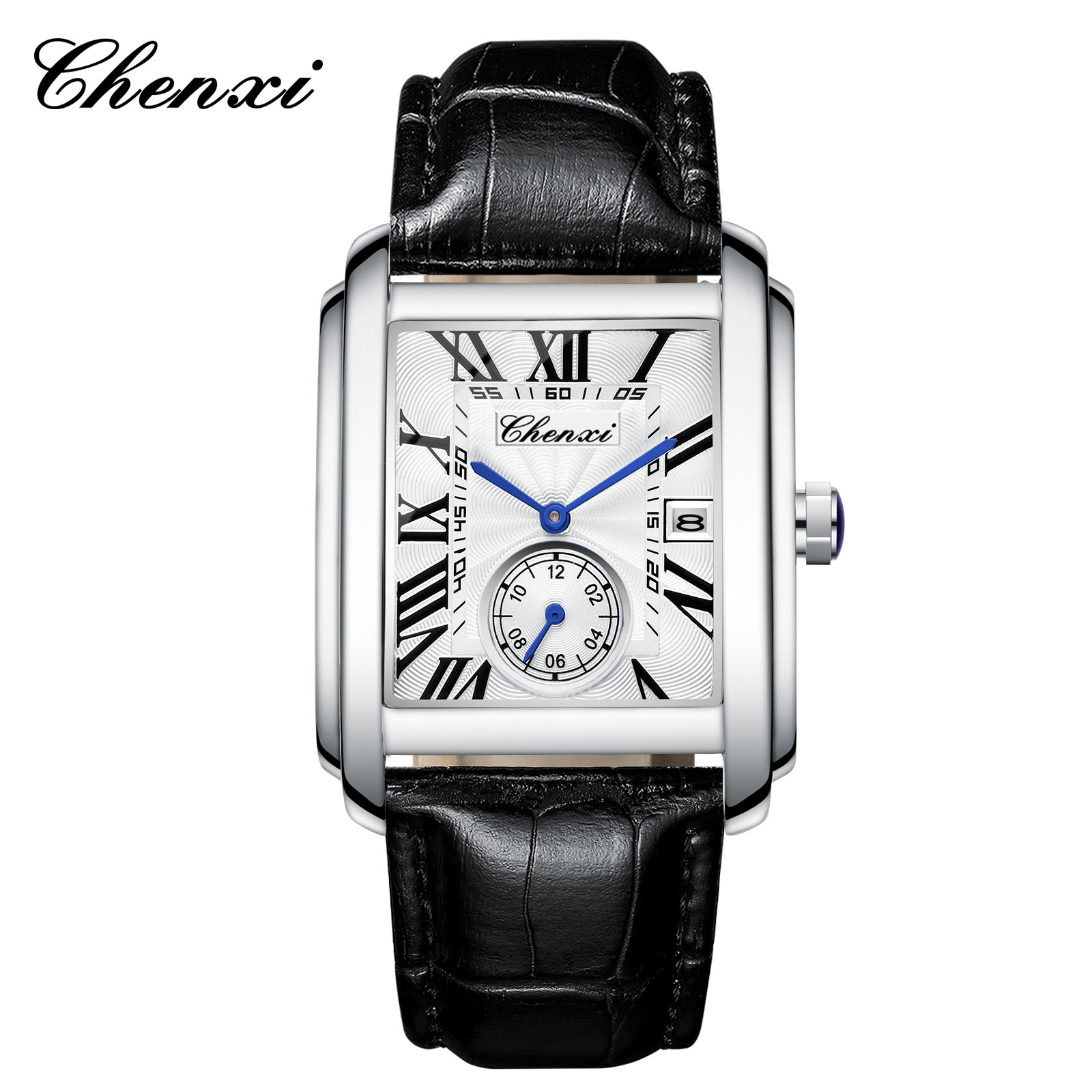 Chenxi 8216 New Fashion Boy Cl - مراجعة Leather Watch Band Men وسعره