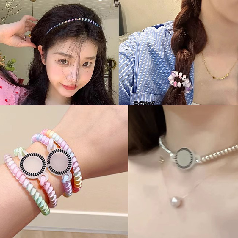 Elastic Fashion Telephone Line - مراجعة Silicone Band Women وسعره