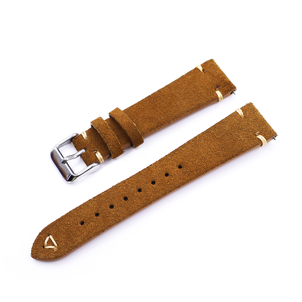 Suede Leather Watch Strap 20mm - مراجعة Suede Strap Watch وسعره