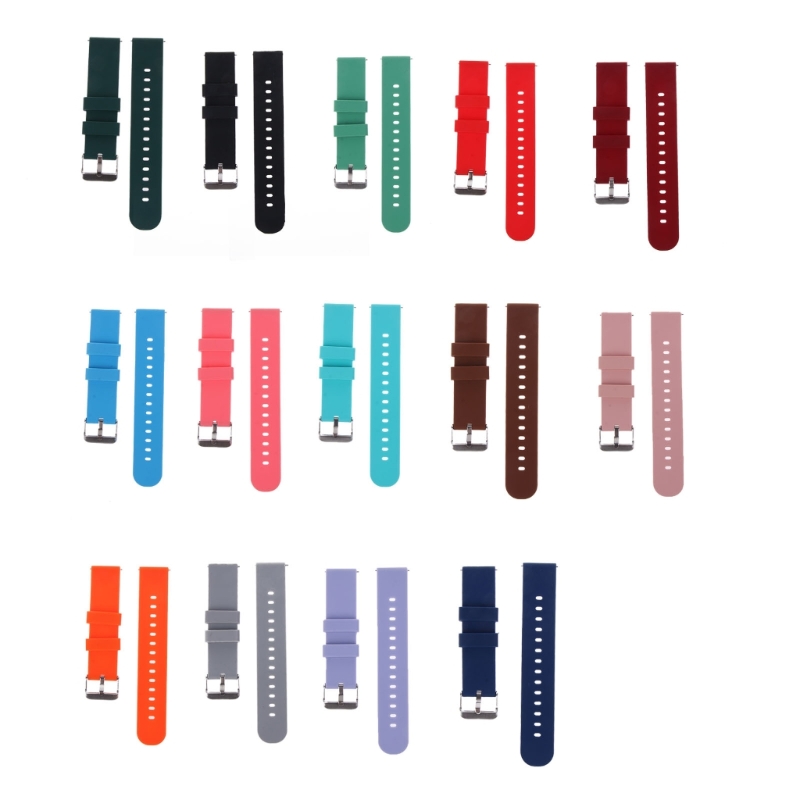 Silicone Strap 20/22mm Soft Qu - مراجعة Silicone Watch Band 22Mm وسعره