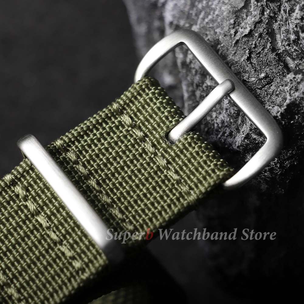 18mm 19mm 20mm 22mm New Ribbed - مراجعة Canvas Strap Watch وسعره