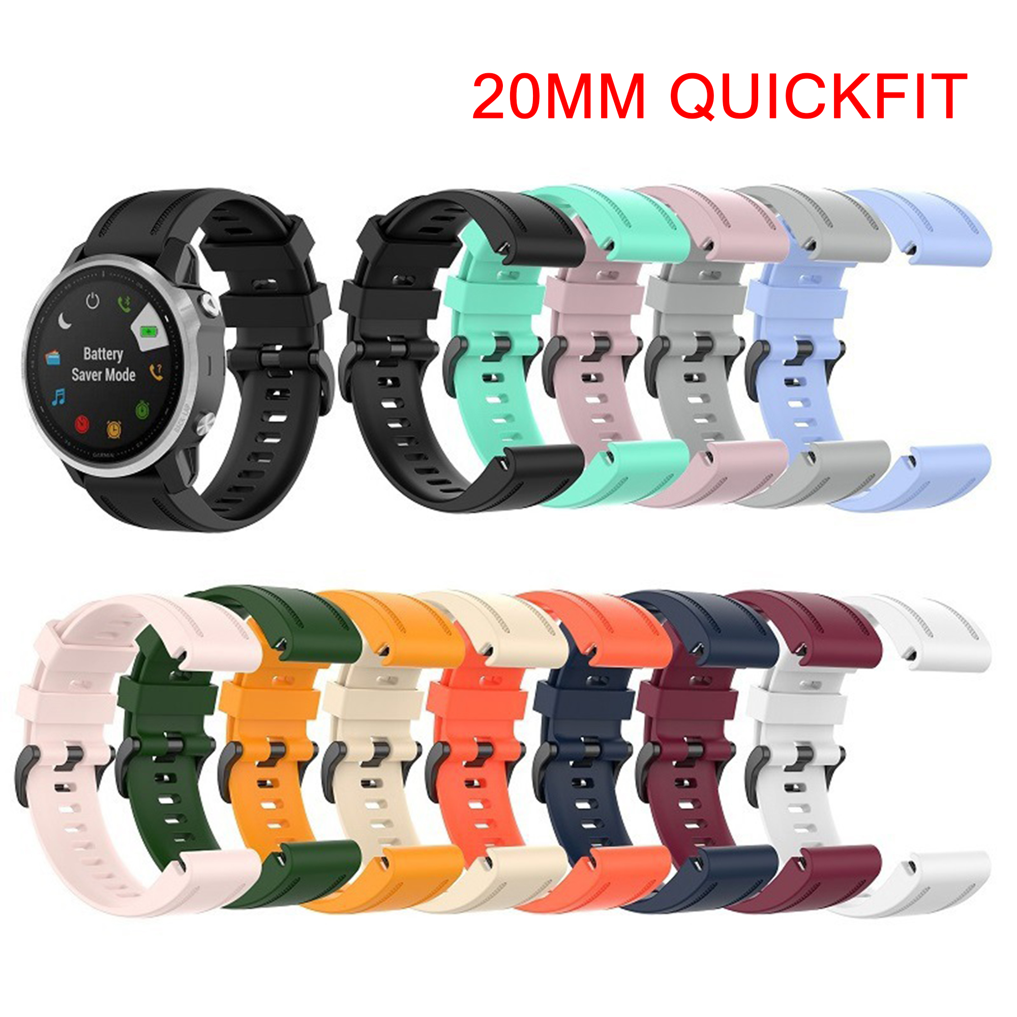 Watch Bands For Garmin Fenix 8 - مراجعة Silicone Watch Band 22Mm وسعره