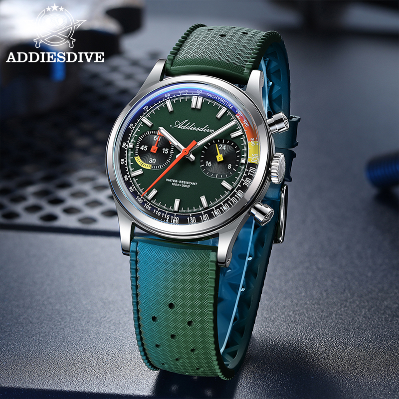 ADDIESDIVE 2025 NEW TOP 38mm M - مراجعة Rubber Strap Diver وسعره