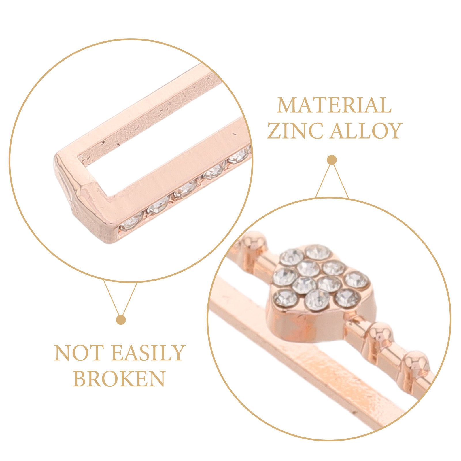 5Pcs Heart Design Watch Band D - مراجعة Mesh Strap Metal وسعره