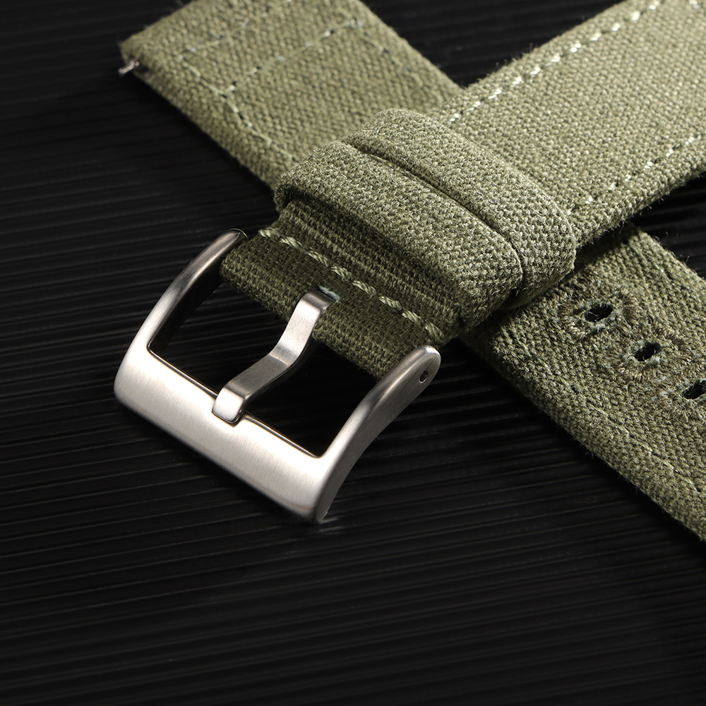 Nylon Woven Canvas Watch Band  - مراجعة Perlon Strap Woven وسعره