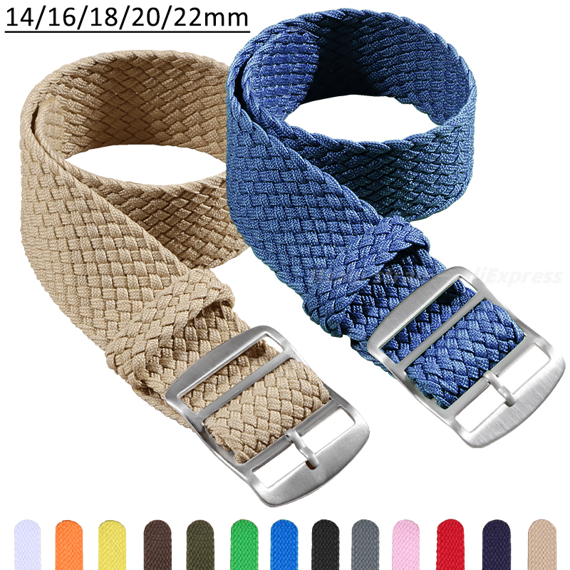 14mm 16mm 18mm 20mm 22mm Nylon - مراجعة Perlon Strap Woven وسعره