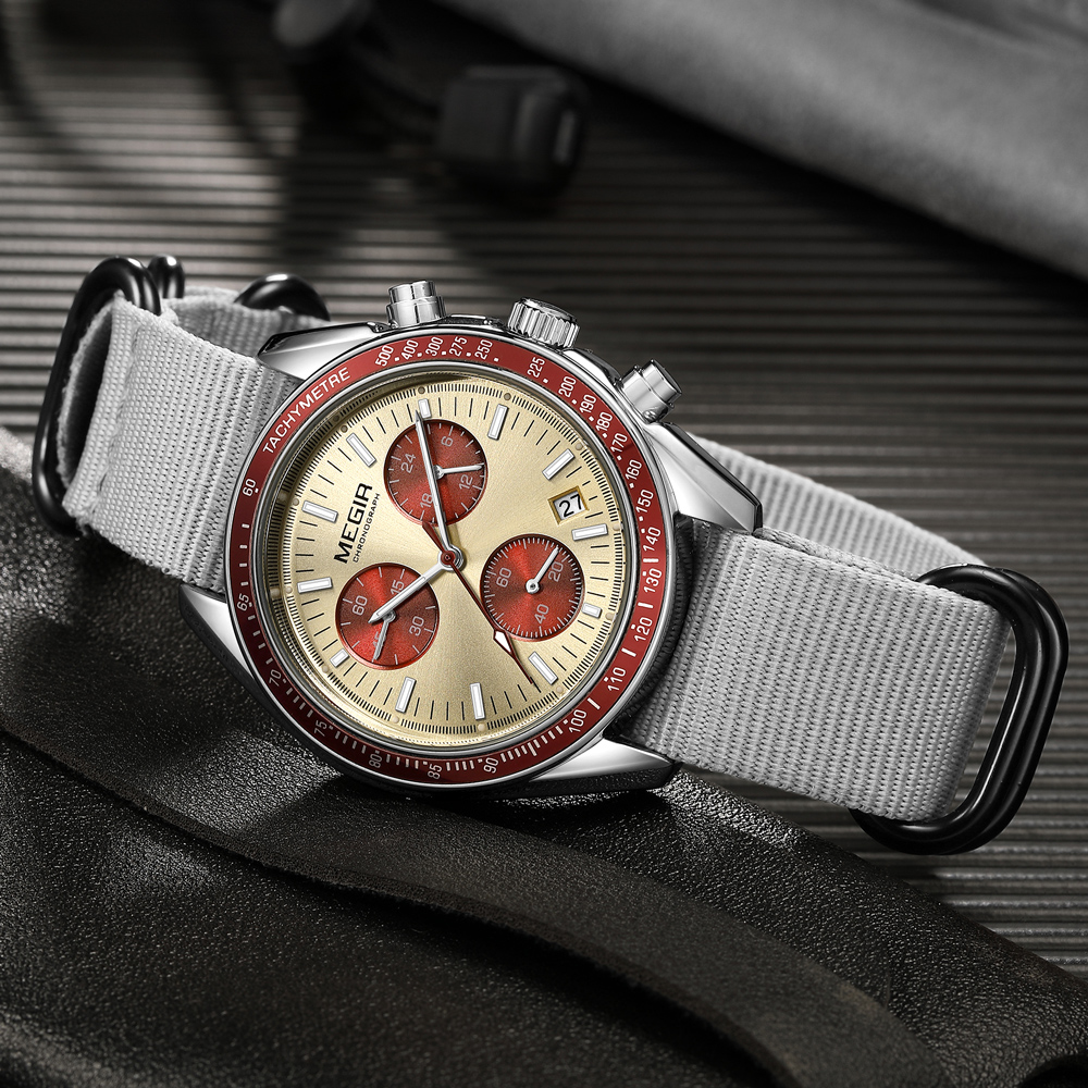 MEGIR New Luxury Men's Watches - مراجعة Canvas Strap Watch وسعره