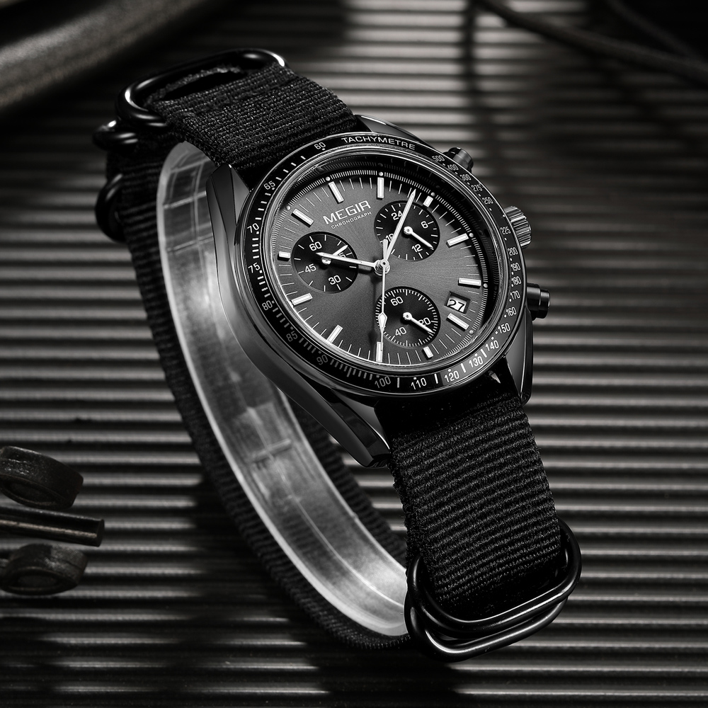 MEGIR New Luxury Men's Watches - مراجعة Canvas Strap Watch وسعره