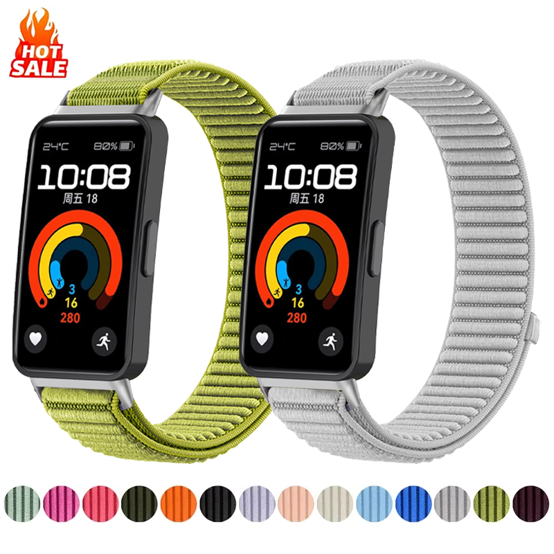 Nylon Loop Strap For Huawei Ba - مراجعة Sport Loop Velcro وسعره