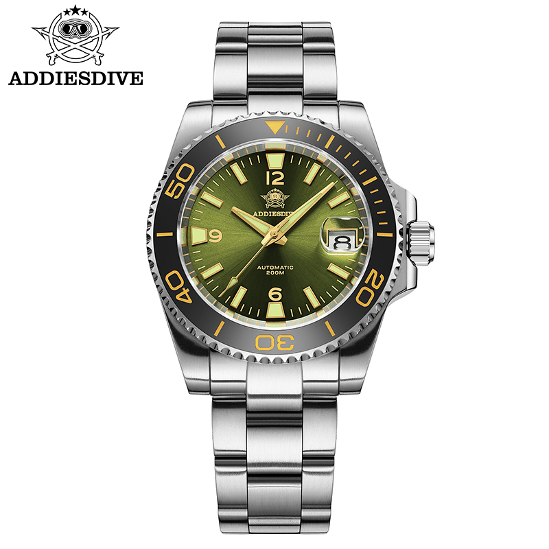 ADDIESDIVE New Diving Gift Wat - مراجعة Stainless Bracelet Diver وسعره
