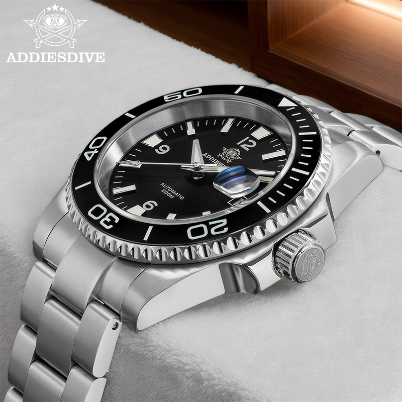 ADDIESDIVE New Diving Gift Wat - مراجعة Stainless Bracelet Diver وسعره