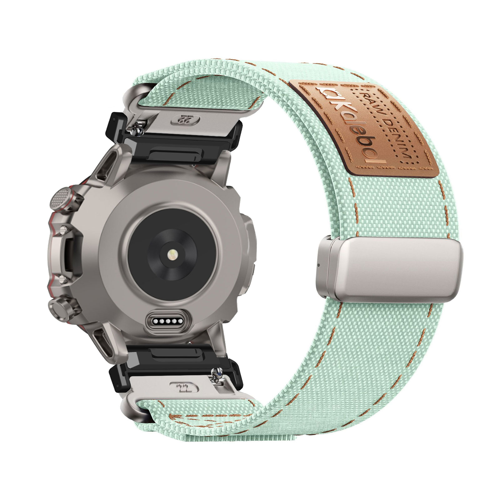 Magnetic Bands for Amazfit Fal - مراجعة Canvas Strap Watch وسعره