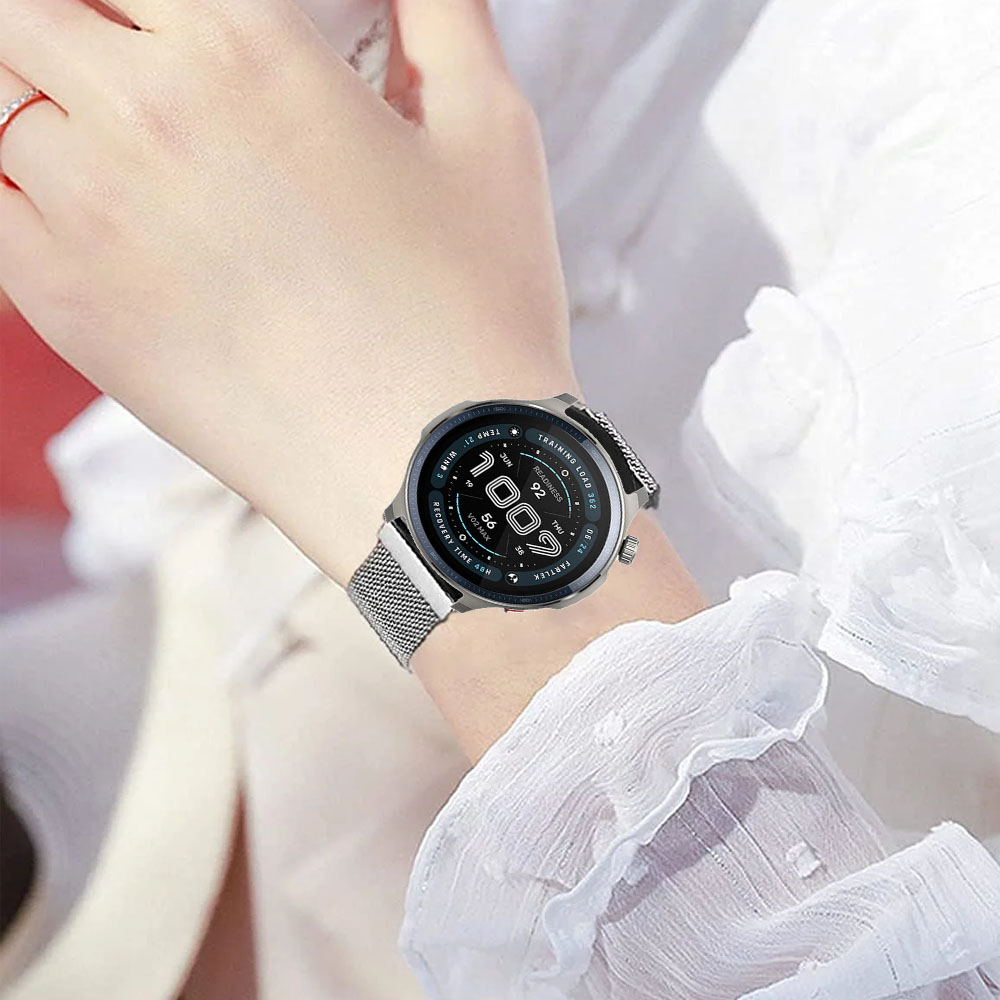 20mm 22mm Milanese Loop Strap  - مراجعة Milanese Loop Magnetic وسعره