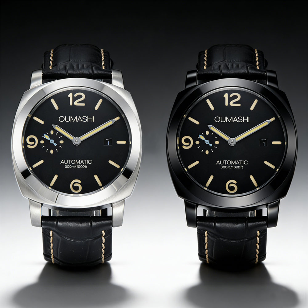 44mm Men's watch Seagull st255 - مراجعة Stainless Bracelet Diver وسعره