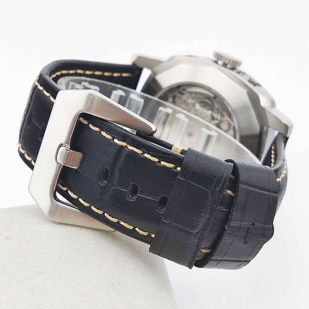 44mm Men's watch Seagull st255 - مراجعة Stainless Bracelet Diver وسعره