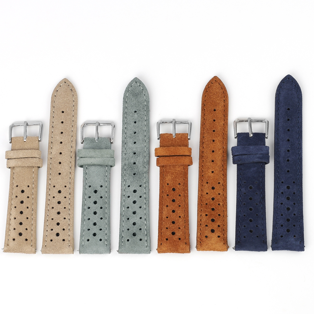 Suede Leather Watch Band 18mm  - مراجعة Suede Strap Watch وسعره