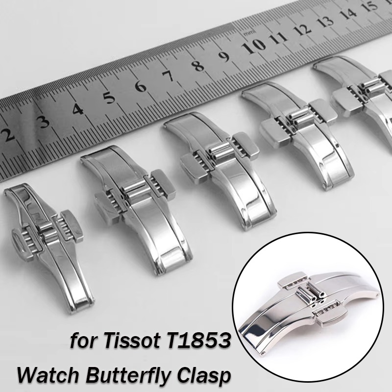 for Tissot T1853 Watch Band Bu - مراجعة Butterfly Clasp Deployant وسعره