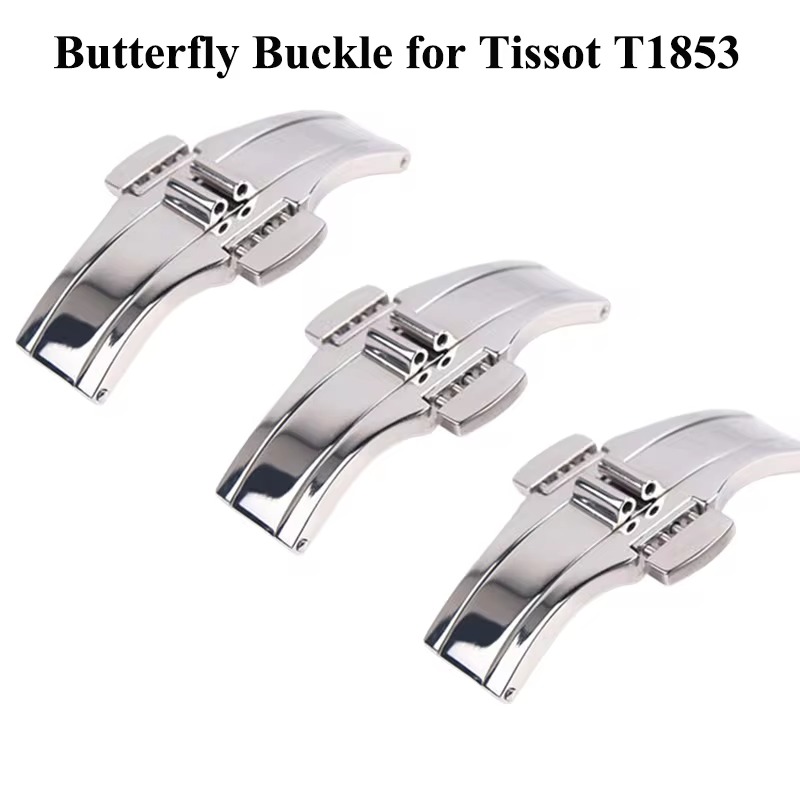for Tissot T1853 Watch Band Bu - مراجعة Butterfly Clasp Deployant وسعره