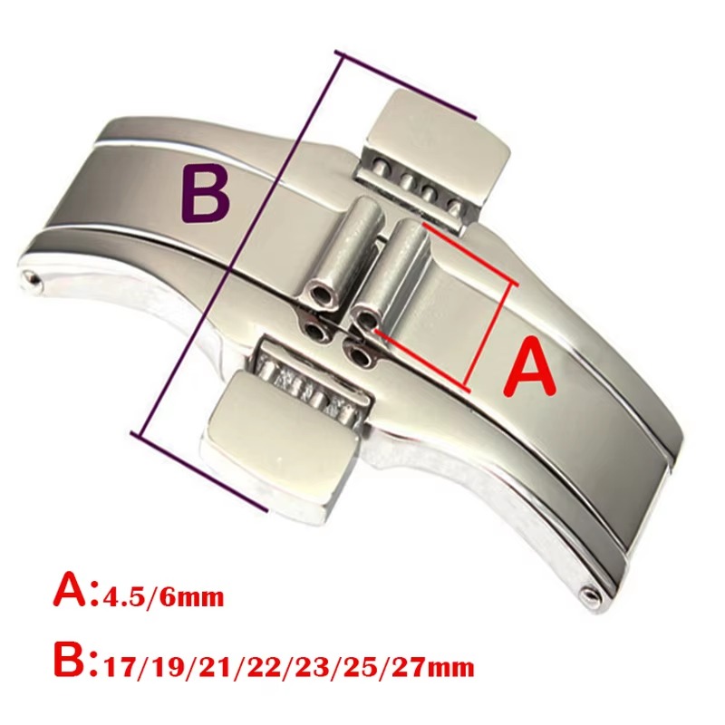 for Tissot T1853 Watch Band Bu - مراجعة Butterfly Clasp Deployant وسعره