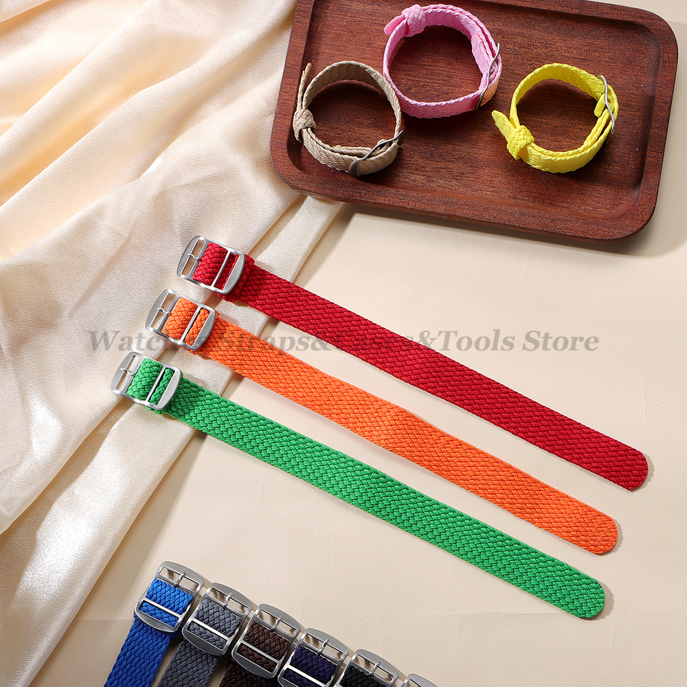 14mm 16mm 18mm 20mm 22mm Nylon - مراجعة Perlon Strap Woven وسعره