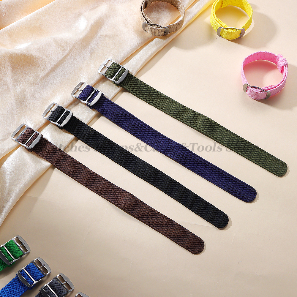 14mm 16mm 18mm 20mm 22mm Nylon - مراجعة Perlon Strap Woven وسعره