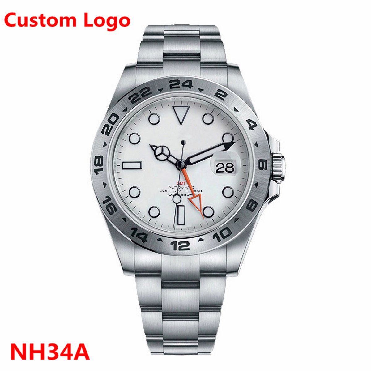 Custom Luxury 39mm NH34 Automa - مراجعة Stainless Bracelet Diver وسعره