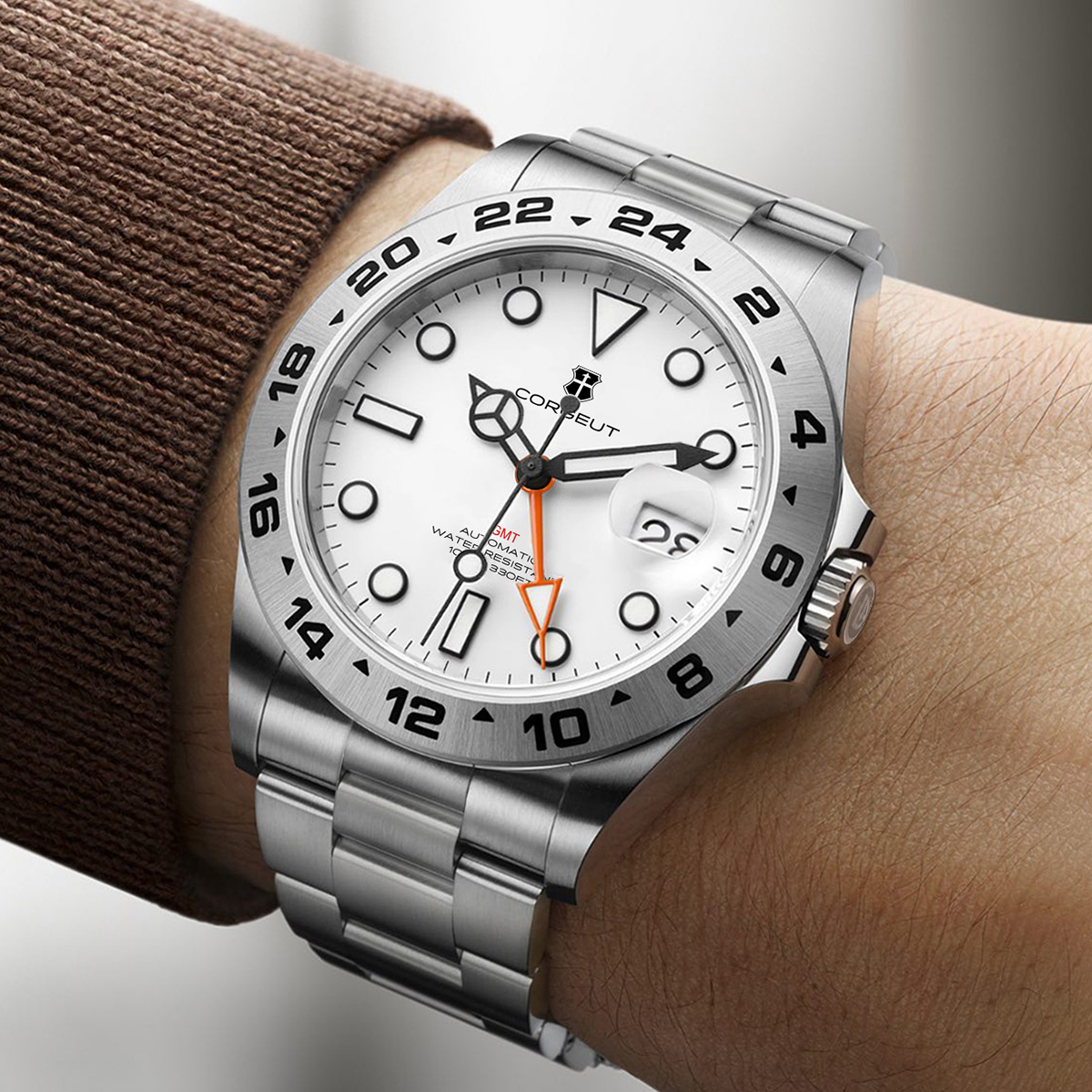 Custom Luxury 39mm NH34 Automa - مراجعة Stainless Bracelet Diver وسعره