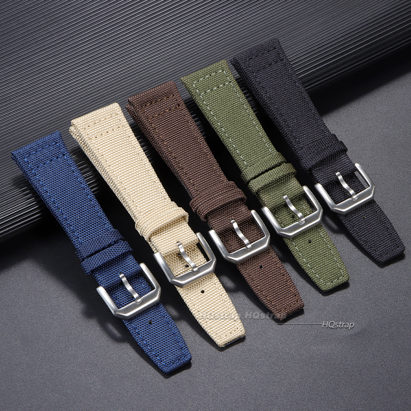 Nylon Canvas Watch Strap for I - مراجعة Canvas Strap Watch وسعره