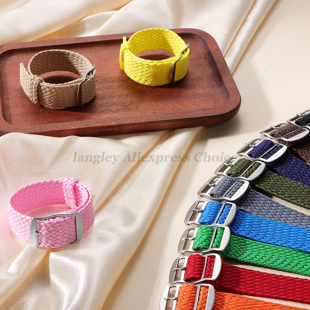 14mm 16mm 18mm 20mm 22mm Fabri - مراجعة Perlon Strap Woven وسعره