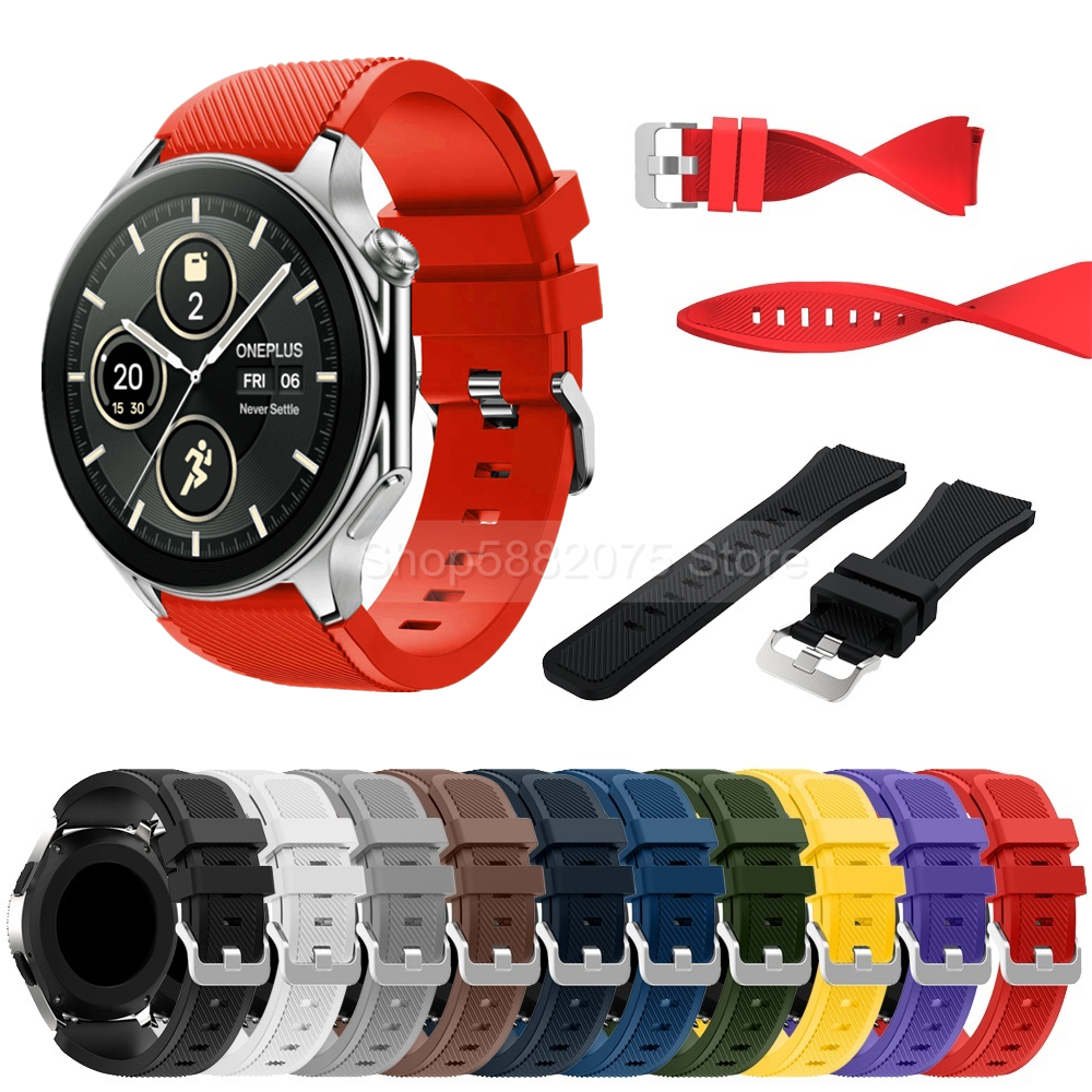 22mm Silicone Strap For OPPO W - مراجعة Silicone Watch Band 22Mm وسعره