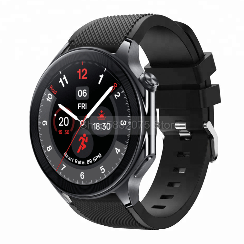 22mm Silicone Strap For OPPO W - مراجعة Silicone Watch Band 22Mm وسعره