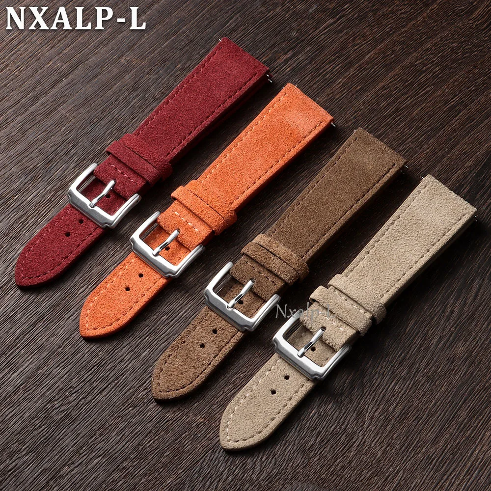 Durable Suede Cowhide Watch St - مراجعة Suede Strap Watch وسعره