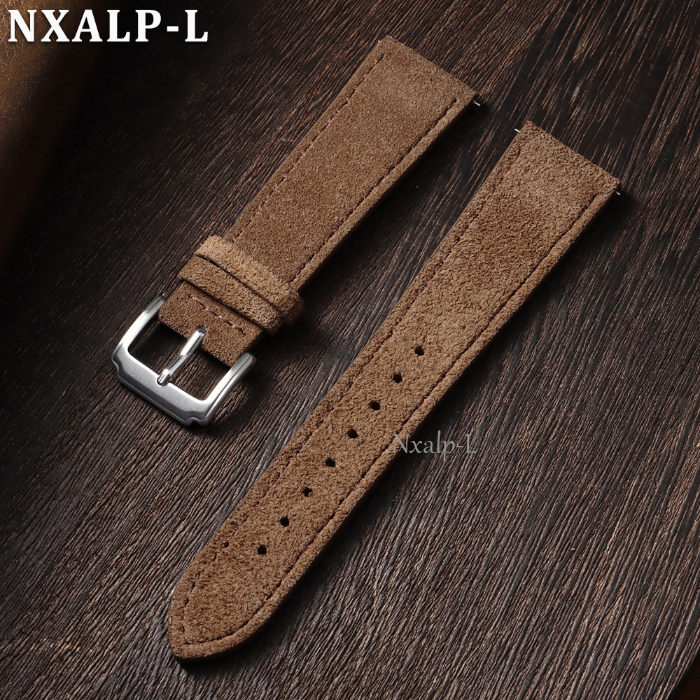 Durable Suede Cowhide Watch St - مراجعة Suede Strap Watch وسعره