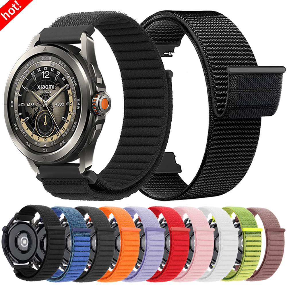 22mm Nylon Band For Xiaomi Wat - مراجعة Sport Loop Velcro وسعره