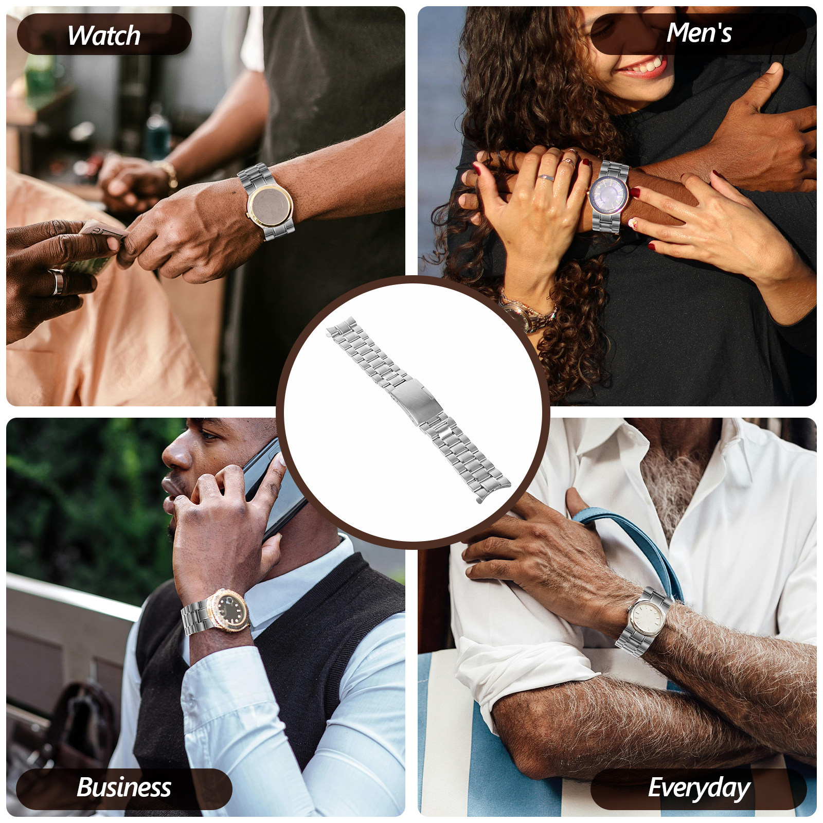 4Pcs Stainless Steel Watch Str - مراجعة Curved Spring Bar وسعره