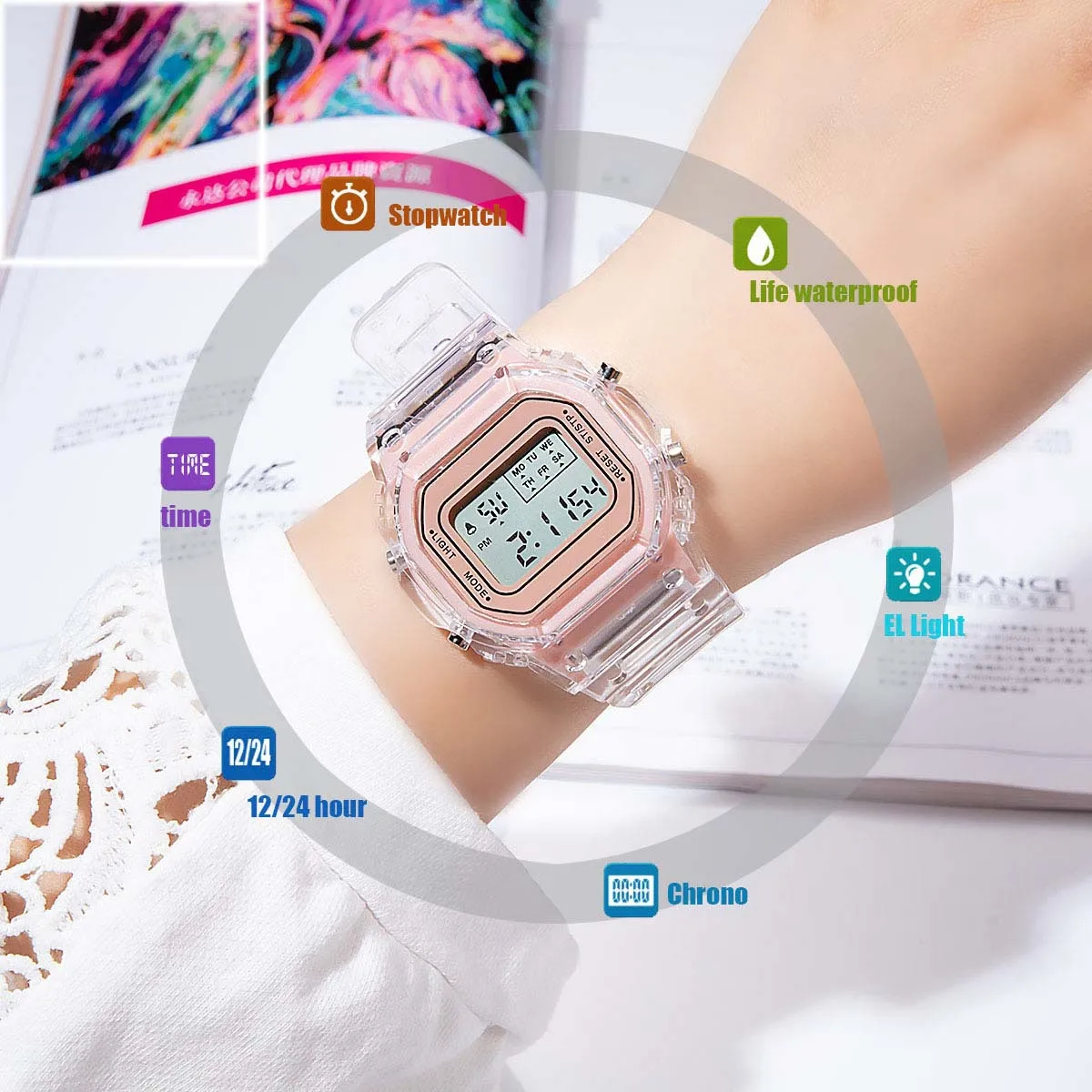 PCV/F91W Steel Strap Watch LED - مراجعة Tropic Strap Vintage وسعره