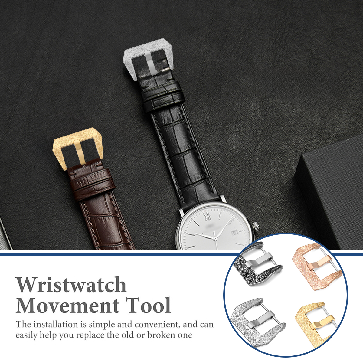 18mm 20mm 22mm Vintage Metal W - مراجعة Leather Watch Band Men وسعره