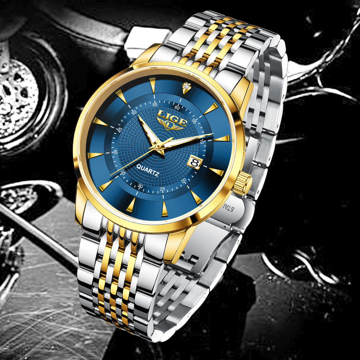 LIGE New 2025 Luxury Man Watch - مراجعة Stainless Bracelet Diver وسعره