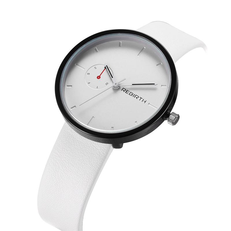 2018 Rebirth Popular Men Women - مراجعة Leather Watch Band Men وسعره