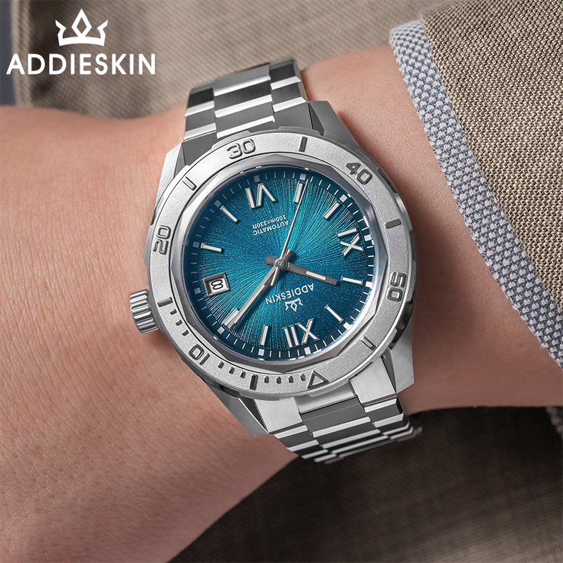 AddiesKin reloj hombre K002 Wa - مراجعة Stainless Bracelet Diver وسعره