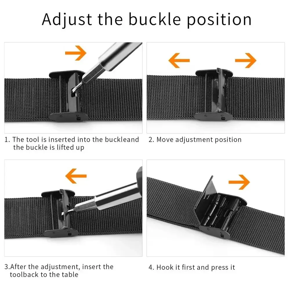 Metal Bands for Honor Watch 4  - مراجعة Mesh Strap Metal وسعره