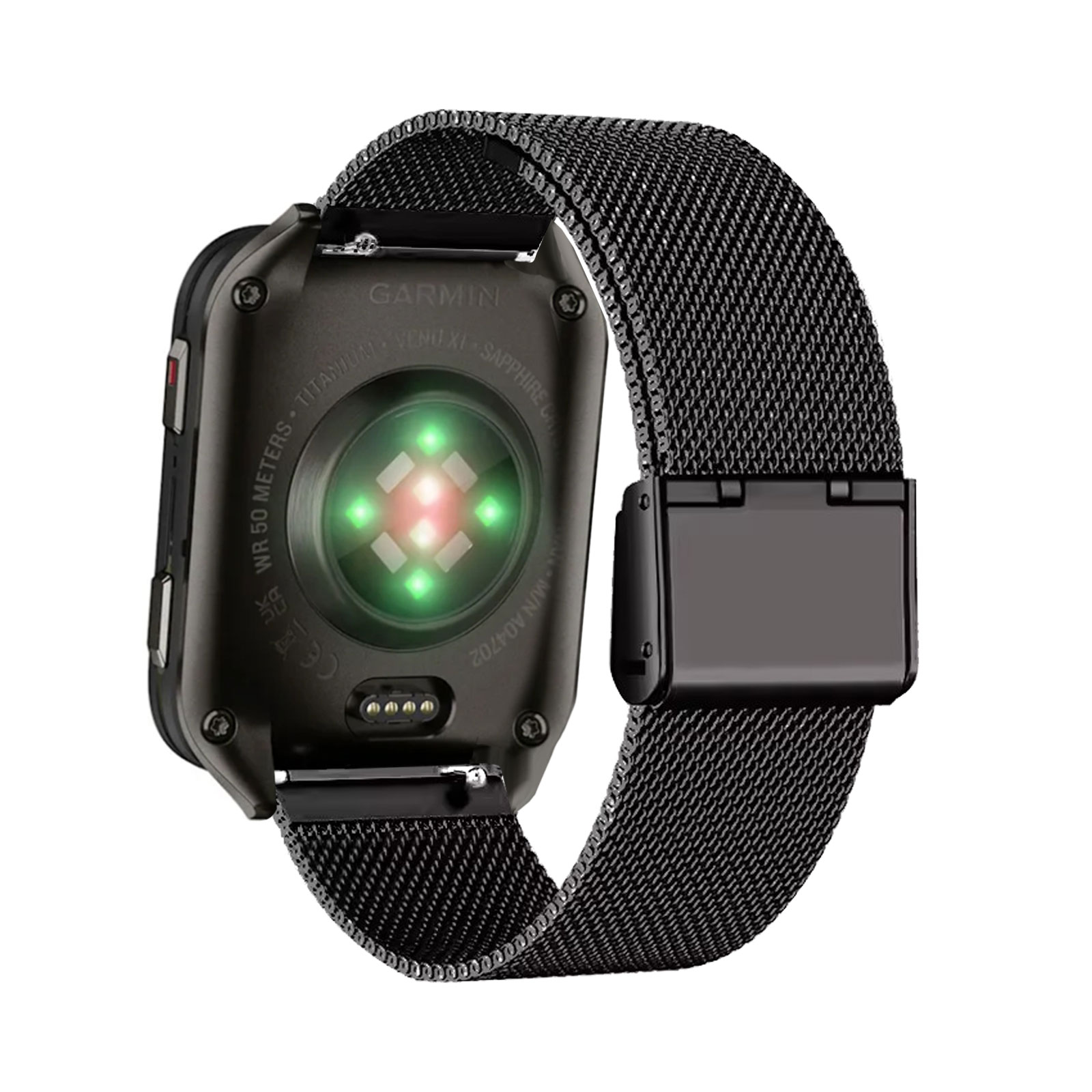 Metal Bands for Garmin Venu X1 - مراجعة Mesh Strap Metal وسعره