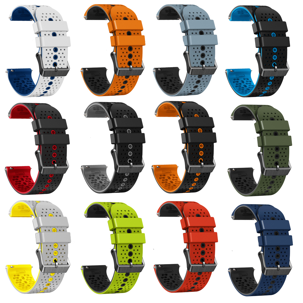 22mm Silicone Band For COROS P - مراجعة Silicone Watch Band 22Mm وسعره