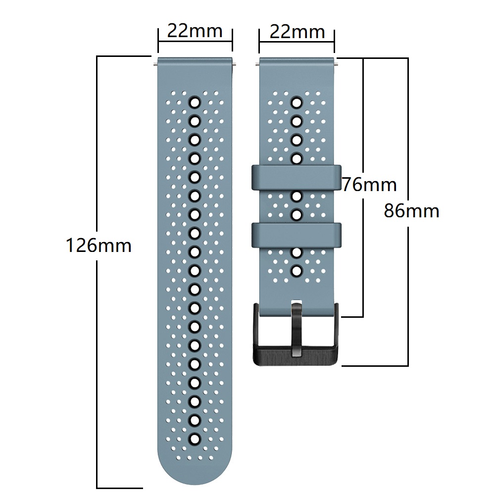 22mm Silicone Band For COROS P - مراجعة Silicone Watch Band 22Mm وسعره