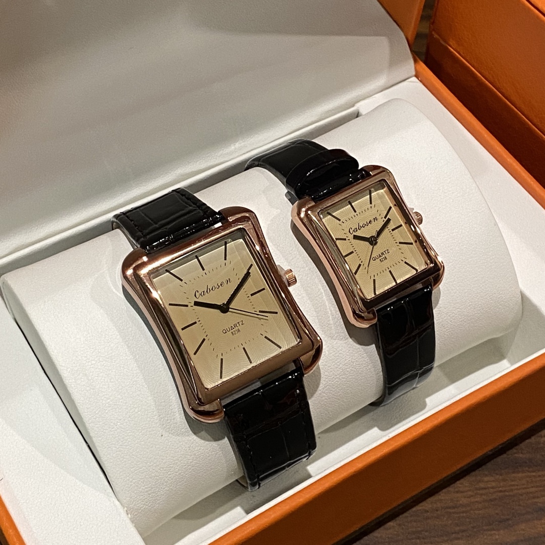 Couple Watch Quartz Movement B - مراجعة Leather Watch Band Men وسعره
