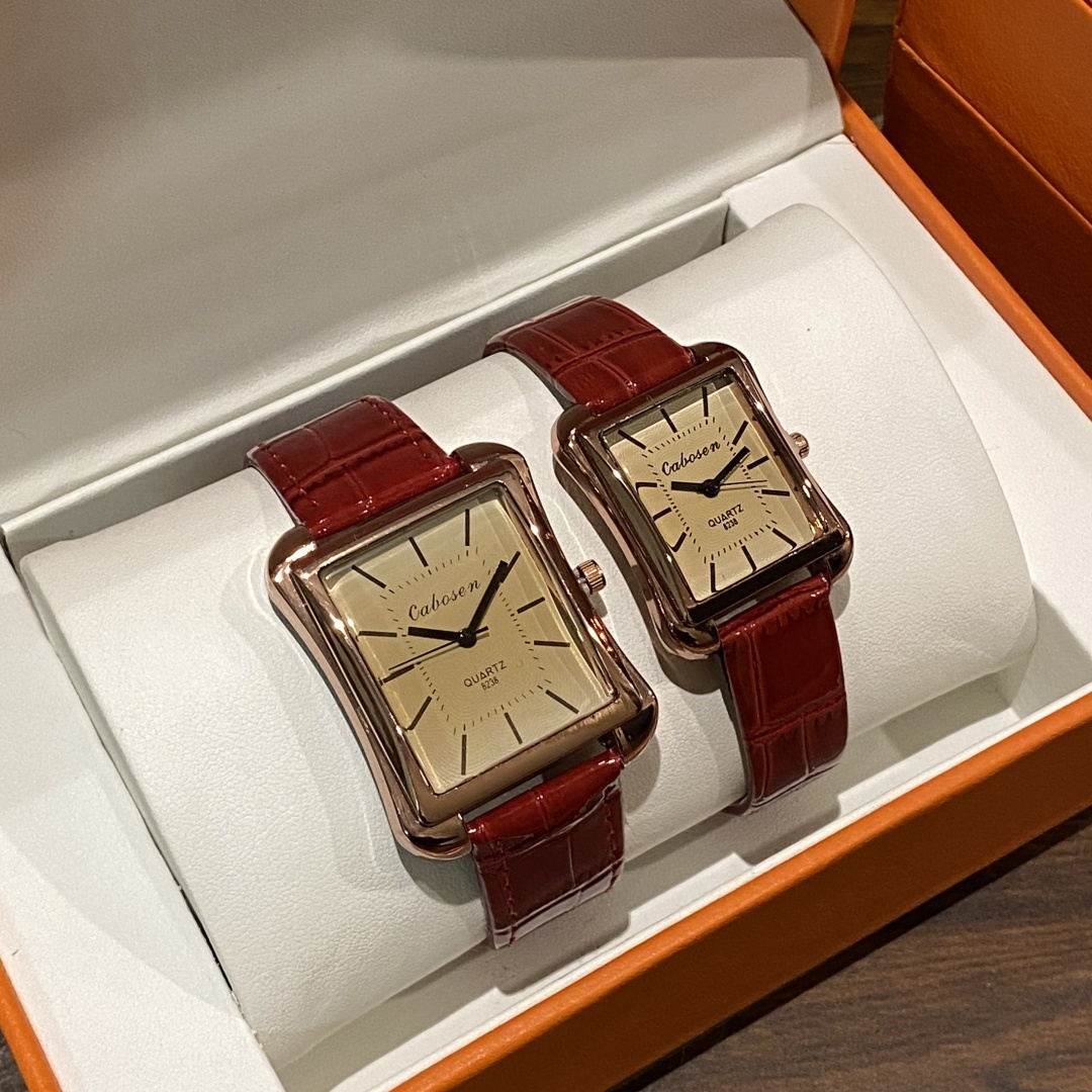 Couple Watch Quartz Movement B - مراجعة Leather Watch Band Men وسعره