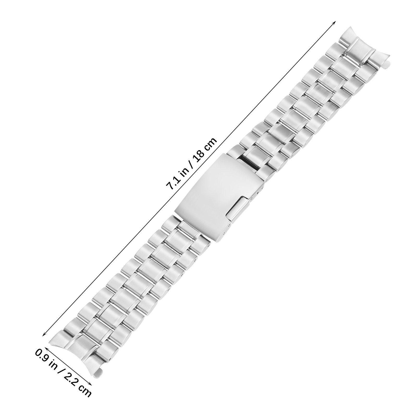 4Pcs Stainless Steel Watch Ban - مراجعة Curved Spring Bar وسعره