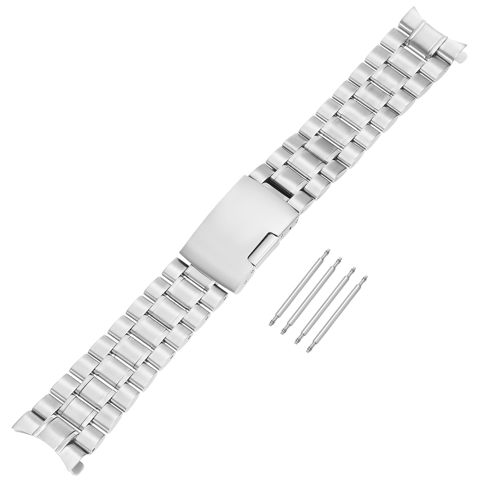 4Pcs Stainless Steel Watch Ban - مراجعة Curved Spring Bar وسعره
