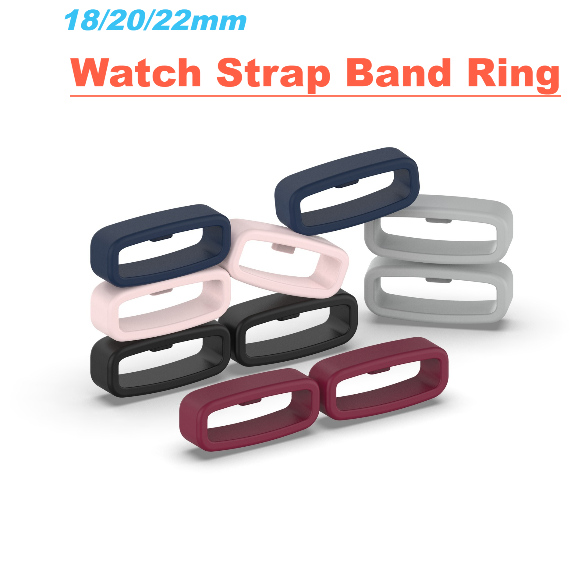 ​Rubber Watch Strap Band Keepe - مراجعة Silicone Watch Band 22Mm وسعره